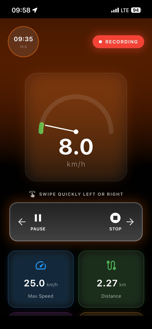 MTBCoach Home Screen — Smarter fahren. Besser fahren.